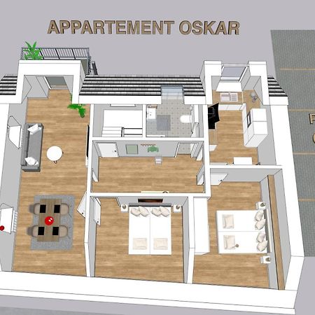 Helles Apartment Mit Balkon In Toplage! ترابن ترارباخ المظهر الخارجي الصورة