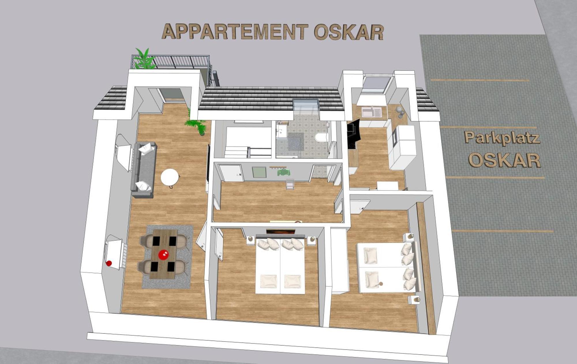 Helles Apartment Mit Balkon In Toplage! ترابن ترارباخ المظهر الخارجي الصورة